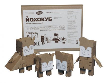 Купить Конструктор из картона "Йохокуб. Семейка" в Москве по недорогой цене