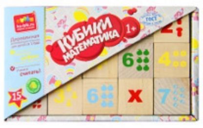 Купить Кубики "Математика" в Москве по недорогой цене