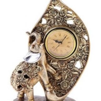 Купить Сувенир-часы "Слон в розах" в Москве по недорогой цене