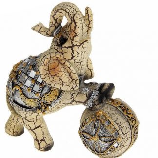 Купить Сувенир "Слон в зеркальной попоне на шаре" в Москве по недорогой цене