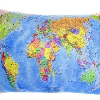 Купить Мягкая подушка-антистресс "Карта мира" в Москве по недорогой цене