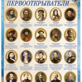 Купить Плакат "Великие первооткрыватели" в Москве по недорогой цене