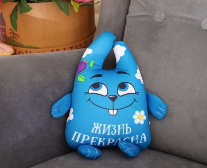Купить Мягкая игрушка-антистресс "Зай Чо". Жизнь прекрасна в Москве по недорогой цене
