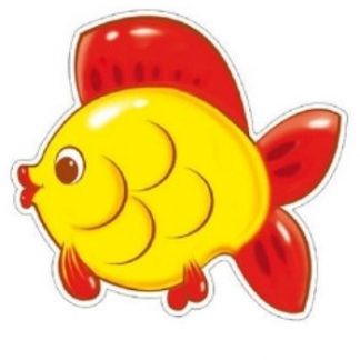 Купить Плакат вырубной "Рыбка" в Москве по недорогой цене