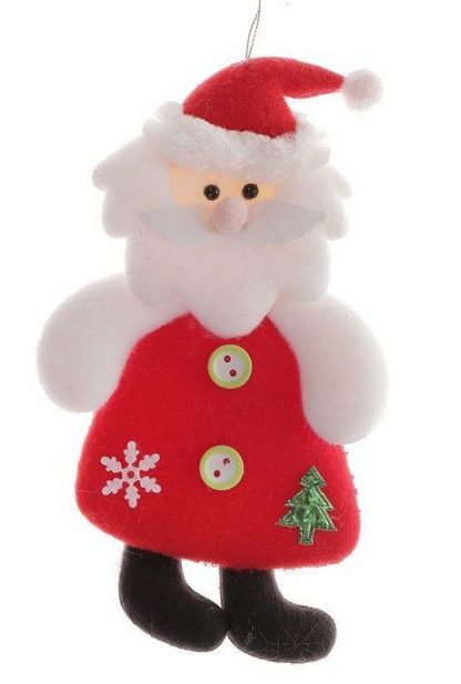 Купить Подвеска мягкая "Толстячок Дед Мороз" в Москве по недорогой цене