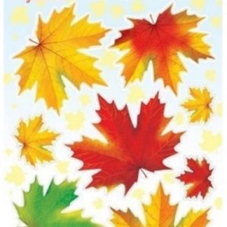 Купить Декоративные наклейки "Осень золотая". Листья кленовые в Москве по недорогой цене