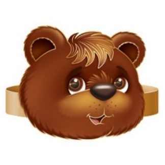 Купить Маска-ободок "Медведь" в Москве по недорогой цене