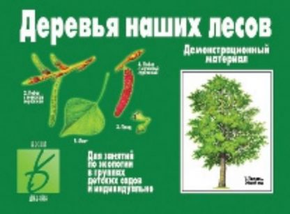 Купить Демонстрационный материал. Деревья наших лесов в Москве по недорогой цене