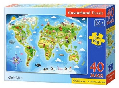 Купить Пазл "Карта мира"