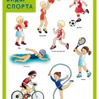 Купить Плакат "Летние виды спорта" в Москве по недорогой цене
