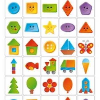 Купить Наклейки на шкафчики для детского сада "Веселая геометрия" в Москве по недорогой цене