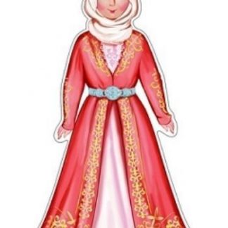 Купить Плакат вырубной "Девочка в чеченском костюме" в Москве по недорогой цене