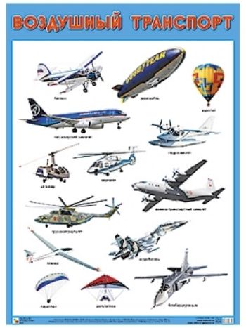 Купить Плакат "Воздушный транспорт" в Москве по недорогой цене