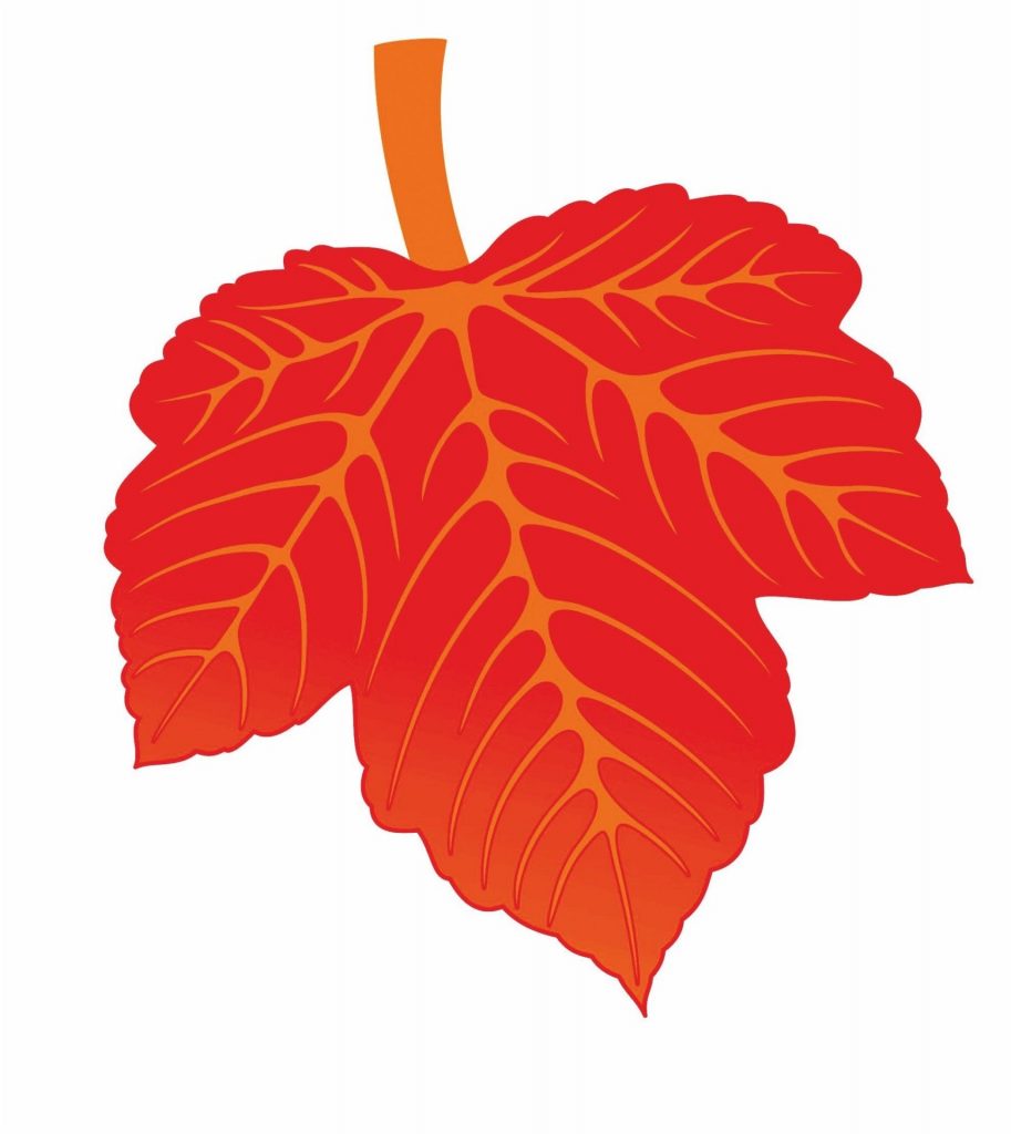 Вырубной плакат осенние листья