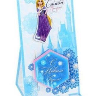 Купить Магнит и блокнот на подставке "С Новым годом!". Принцессы в Москве по недорогой цене