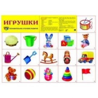 Купить Плакат "Игрушки" в Москве по недорогой цене
