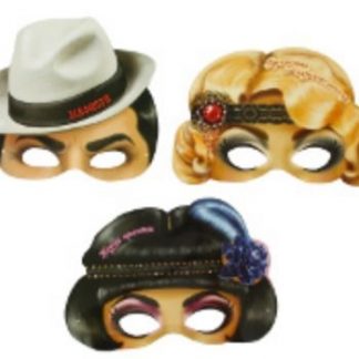 Купить Набор карнавальных масок "Гангстеры" в Москве по недорогой цене